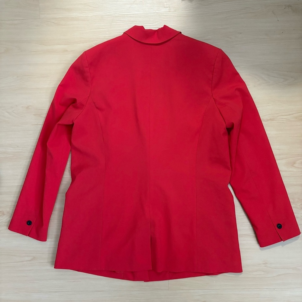 Reitmans Red Blazer Women’s Tailored Career Work Jacket Women’s 14 - Picture 12 of 16